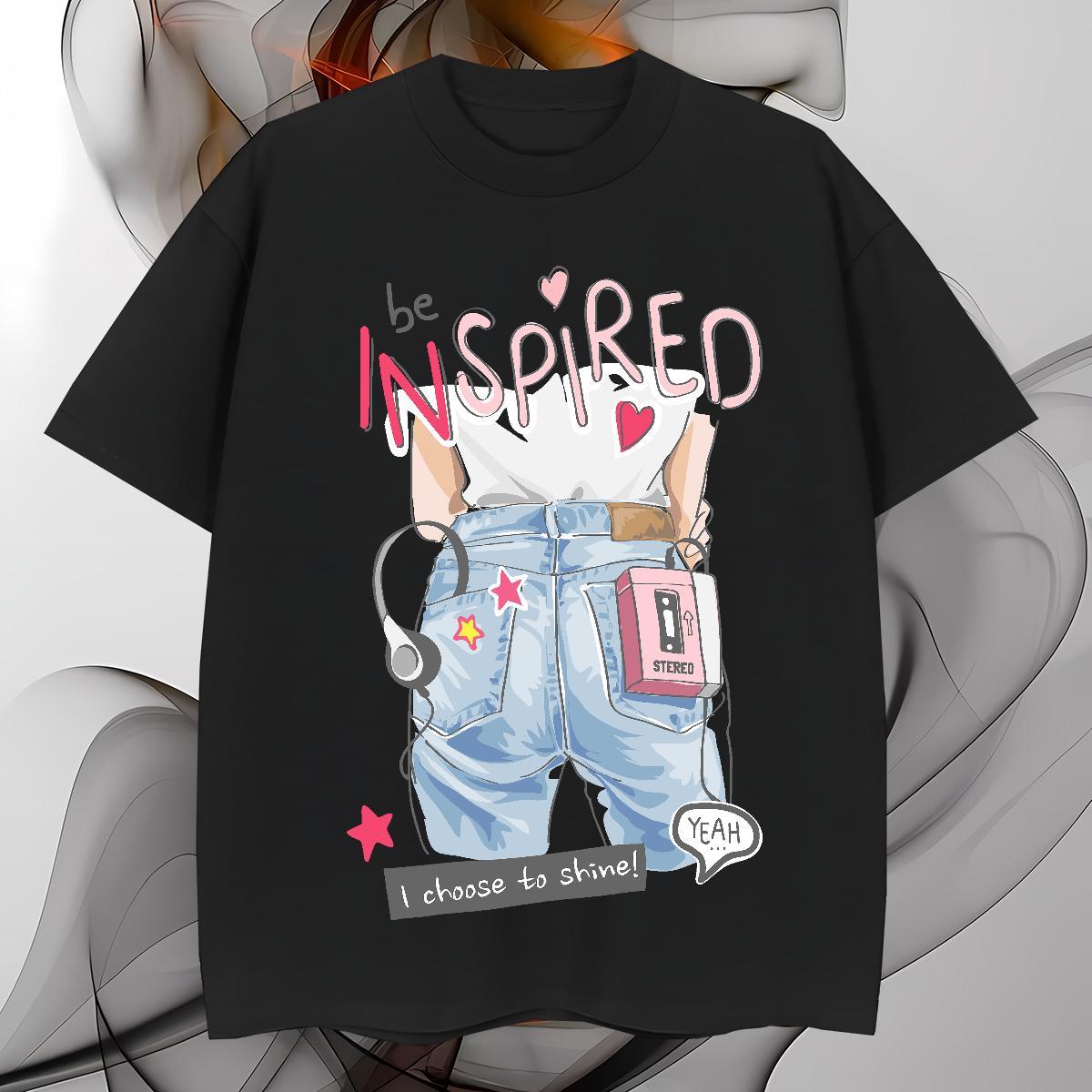 Fashion 100% Cotton 230g Man T Shirts letter Spring Summer Tshirts Clothes Breathable Short Sleeve Cool Design Floral Print