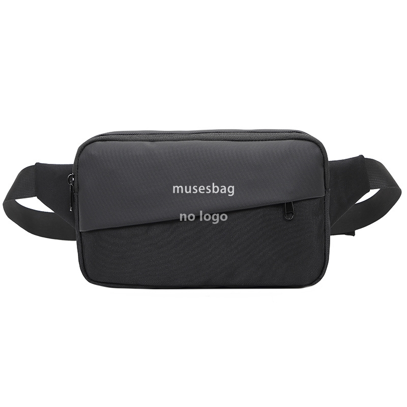 Solid color lightweight men's single shoulder new outdoor men's leisure bag multi-functional chest bag crossbody bag mobile phone bag
