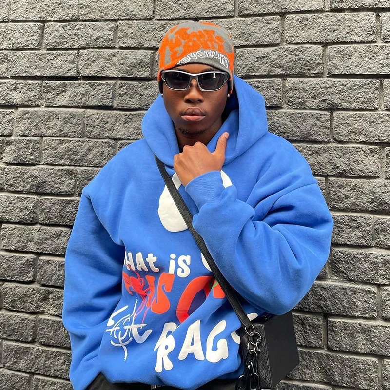 American Retro Hoodies Women High Street Harajuku Retro Hip Hop Zip Up Hoodie Loose Man Sweatshirt Hoodie Clothes Y2K Hoodie 240805