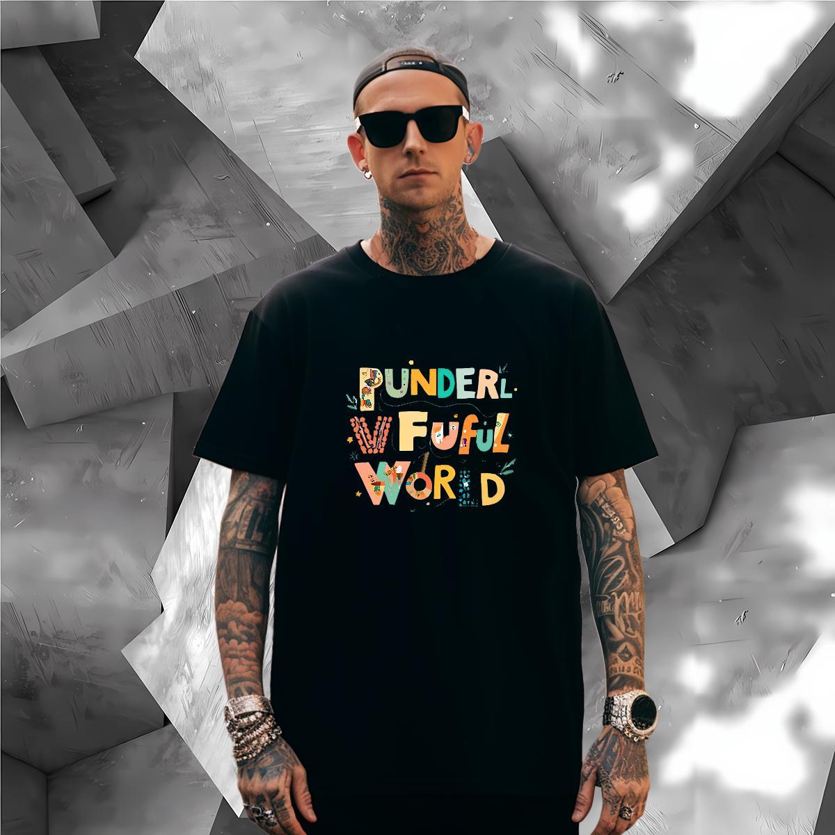 Casual New 230g 100% Cotton Mens T Shirts letter High Street Hip Hop Tshirt for Man Woman Tops Shirt Pure Cotton Wholesale DIY
