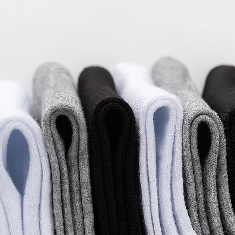 10 Pairs Mens Breathable Comfortable Socks Office Casual Business Sock For Sneakers Shoes Stocking Work For All Seasons 24