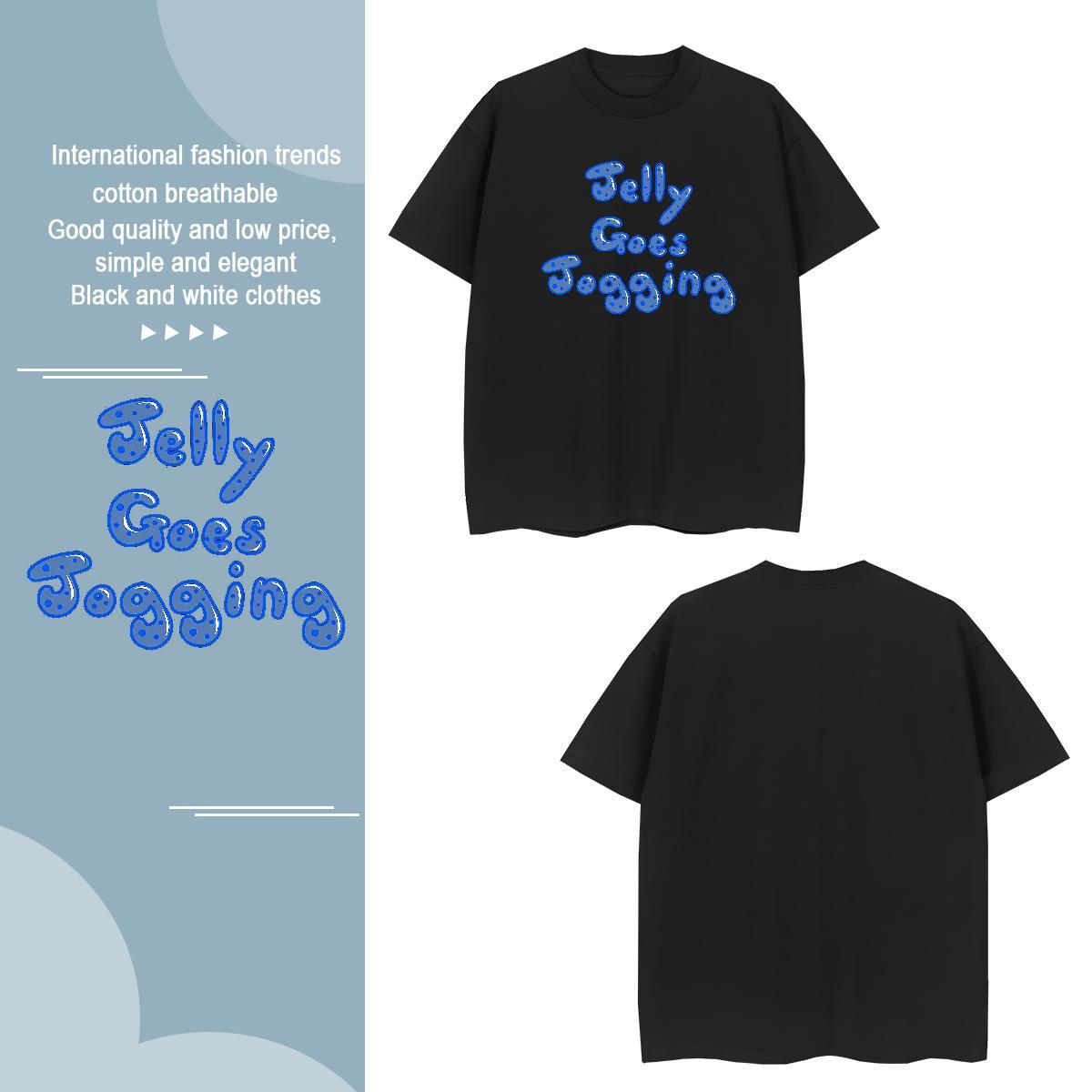 Free Shipping Tshirt for Man Woman letter 230g Pure Cotton Daily Outfit Crew Neck Breathable T-Shirts for Men DIY Logo Oversized New Designer Tee Shir
