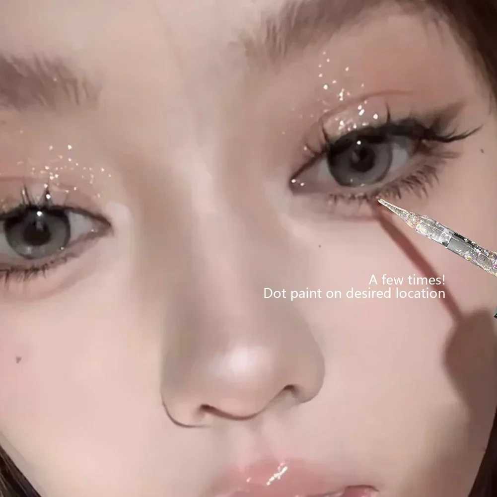 Highlight Eyeshadow Liquid Glitter Sequins Clear Eyeshadow Shiny Long-lasting Waterproof Ballet Style Korean Girl New Eye MakeupCL24812