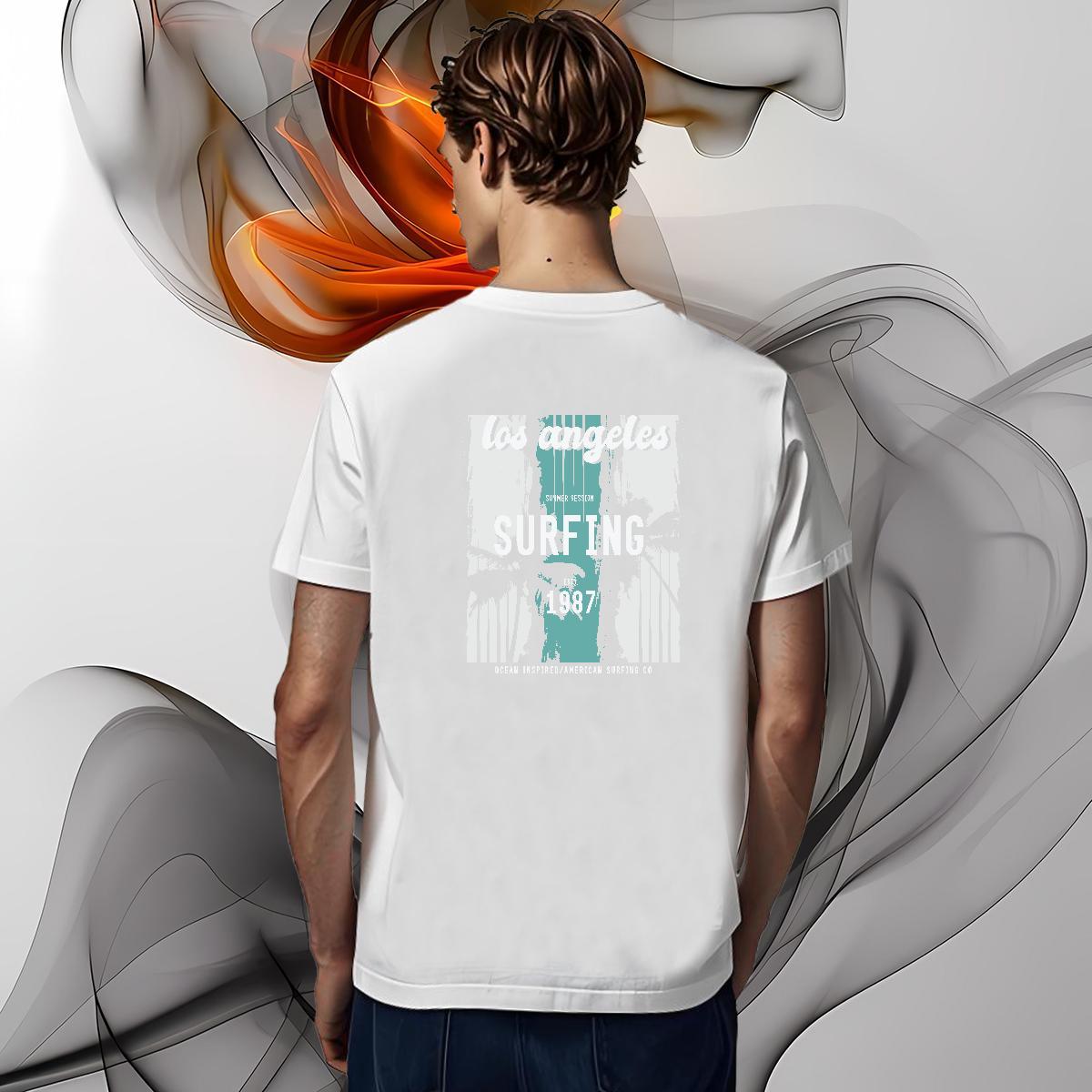 T shirt 230g Pure Cotton tree Spring Summer Breathable Soft Asian Size Tshirts 2024 Comfortable Clothes