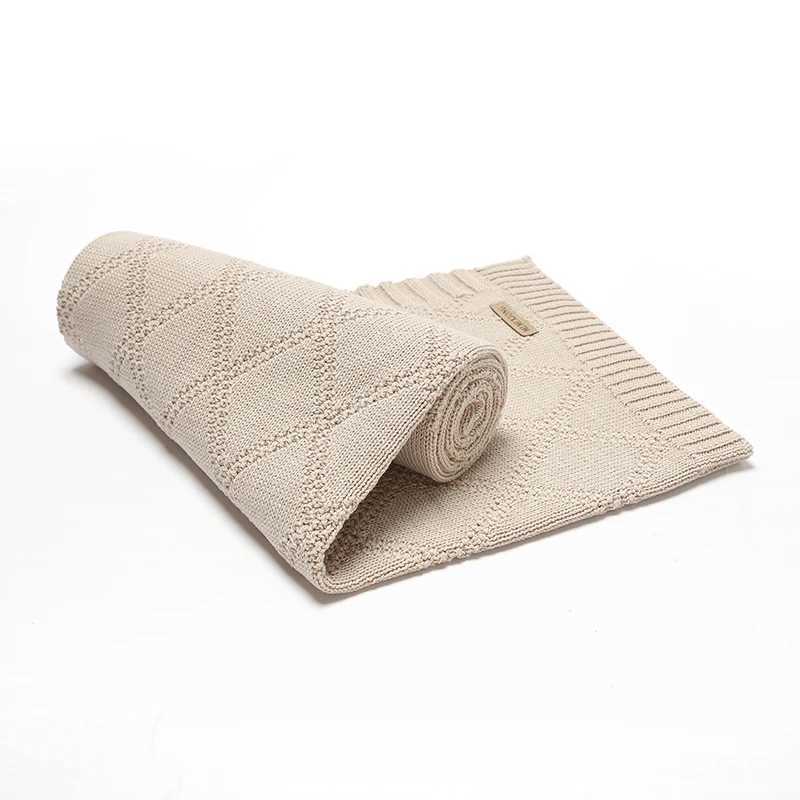Baby blanket newborn boys and girls cotton stroller daycare center swaddle packaging blanket 90 * 70cm outdoor throwing game mat for young childrenW24