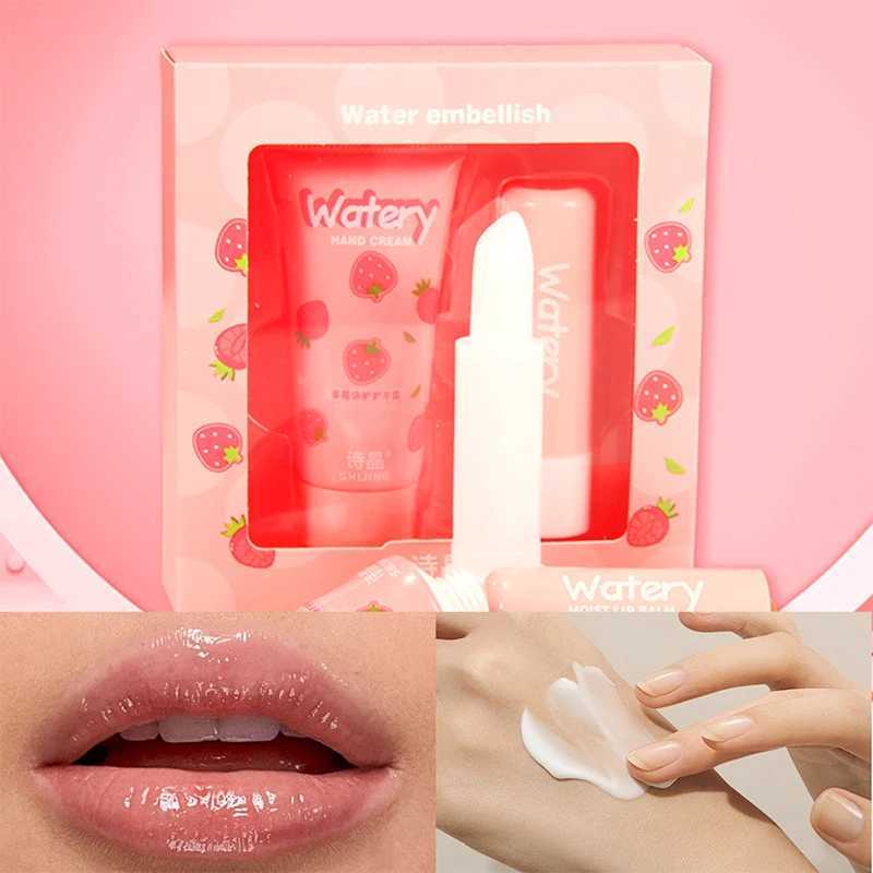 Moisturizing Hand Cream Moisturizing lipstick Set Portable W240810