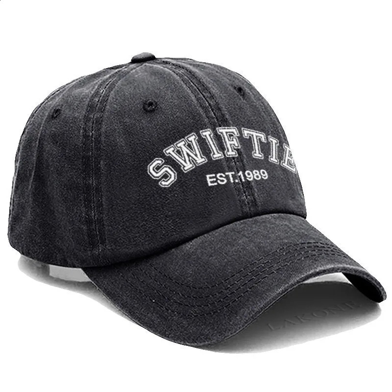 1989 Mens Baseball Hat Womens Fashion Letter Embroidery Retro Soft Cotton Dads Neutral Fan Gift 240812