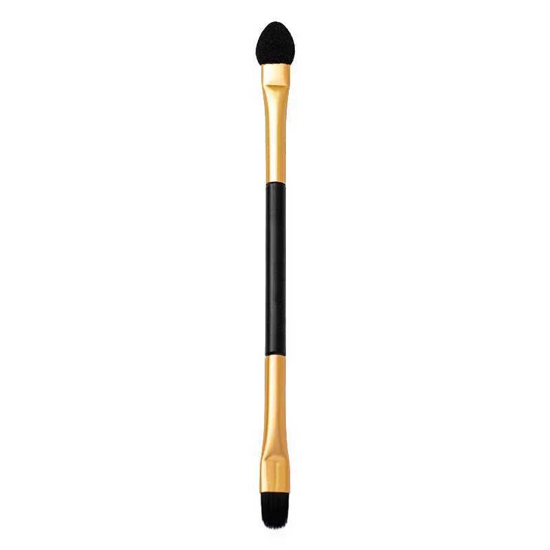 Double-Head Eyeshadow Brush with Sponge Stick Eyeliner Fashion Beauty Makeup Tool for Seamless Application W250605