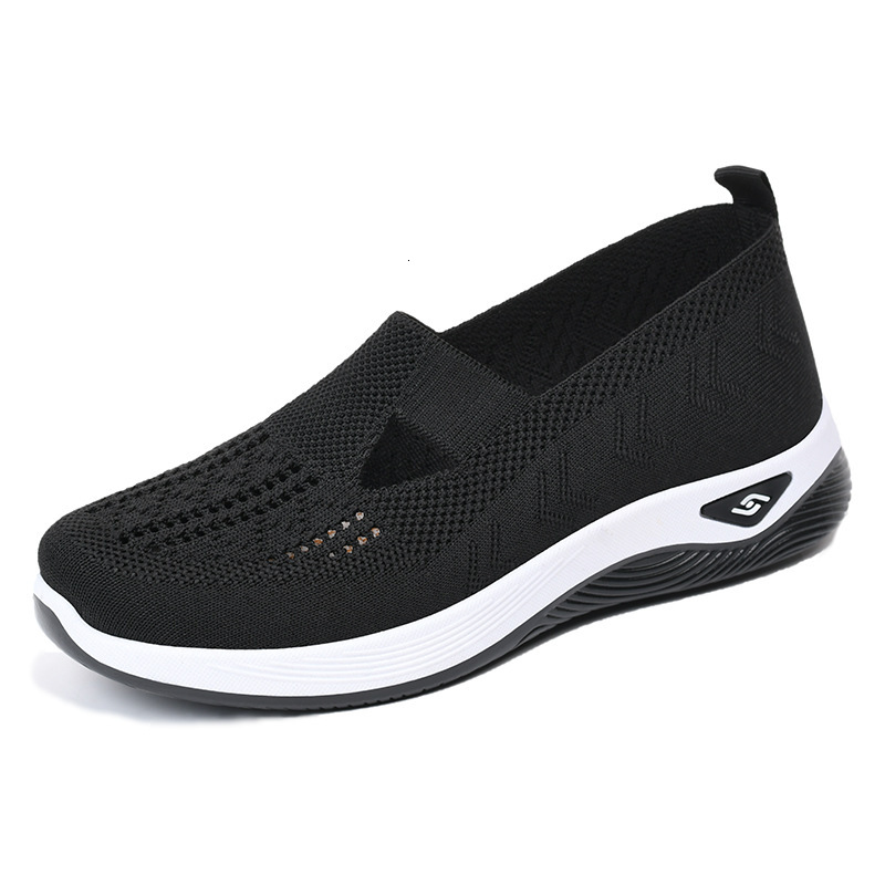 Ddmysports Data Style Mother S One Step Flying Woven Flat Fabric Shoes Small Order Outdoor Shoes