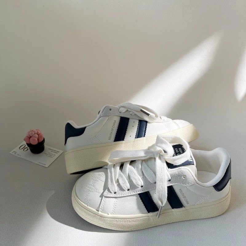 Ddmysports Igh Beauty Spring New German Training Women S Flat White Sports And Leisure Board Shoes Ins Trendy Outdoor