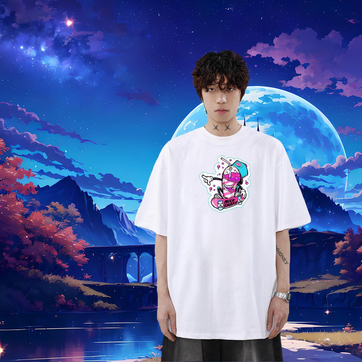 New Arrival T-Shirts for Men skateboarding Tops Shirt 230g 100% Cotton Street wear Hip Hop Popular Custom Printing Pure Cotton Men Tops Tees