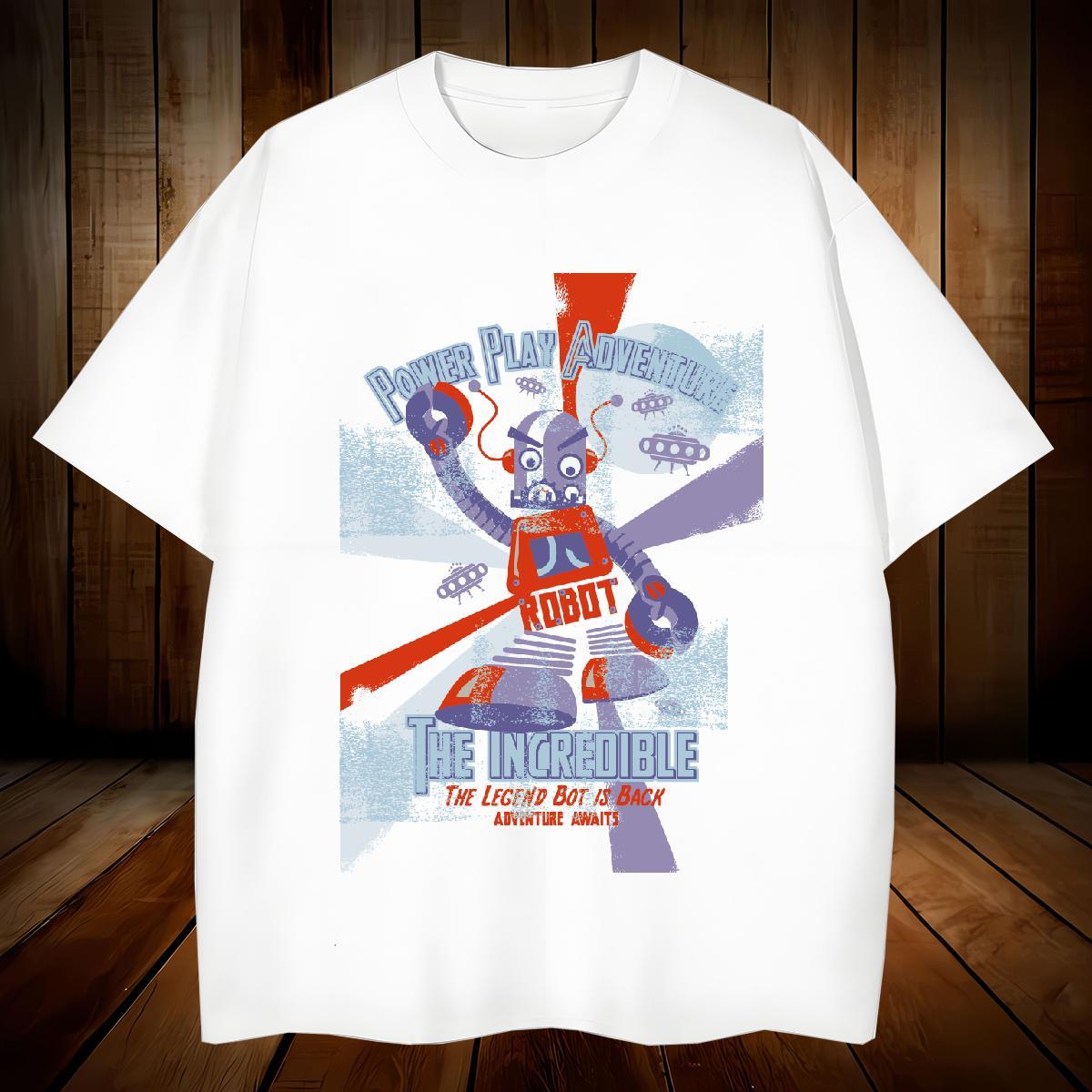 2024 Summer 230g Cotton T shirt technology Casual Couples T Shirts Wear O-Neck Short Sleeve Free Shipping White Plus Size