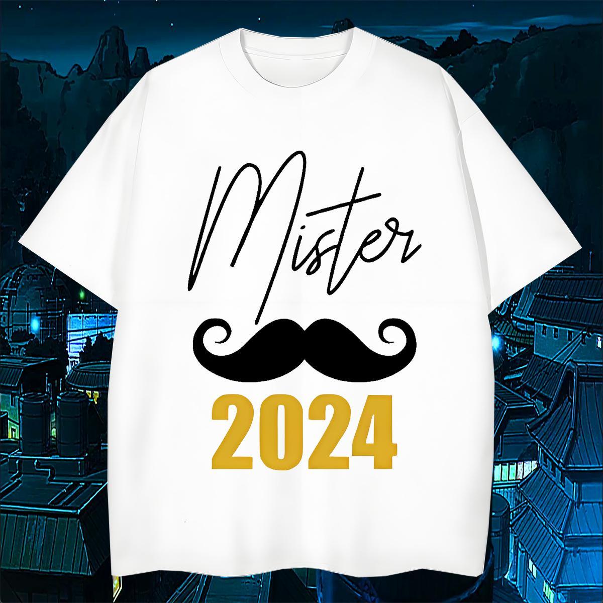 Unisex Tshirts letter 230g Pure Cotton Daily Outfit O-Neck Short Sleeve T-Shirts Cartoon Print Fashion Casual Polos