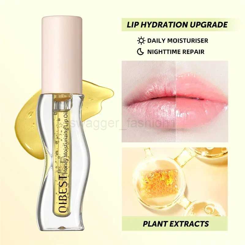 Honey Shiny Lip Oil Moisturizing Anti-dry Lip Balm Easy To Carry Anti-cracking Water Gloss Hydrating Lipstick Lip Care CosmeticsXJ240812
