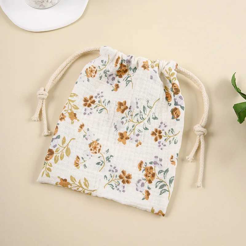 Striped diaper bag cute cartoon printing baby disposable diaper storage bag handbag baby boy girl bottle handcart hanging bag new W240812