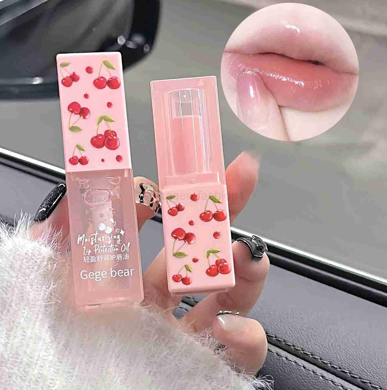 Lightweight Lip Set Lip Oil Clear Glass Moisturizing Nourishing Lip Balm Transparent Lip Oil Non-sticky Lip Care Serum PrimerXJ240812