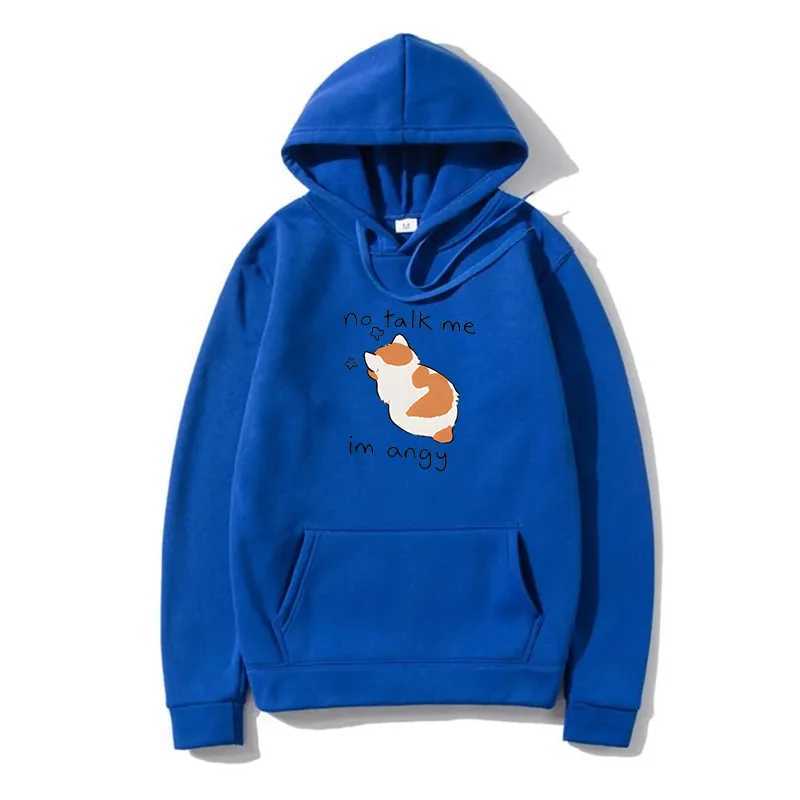 New Cat Printed Mens Hoodie Sweatshirt Mens and Womens Hoodie Long Sleeve Hoodie XS-XXXL Extra LargeW240724
