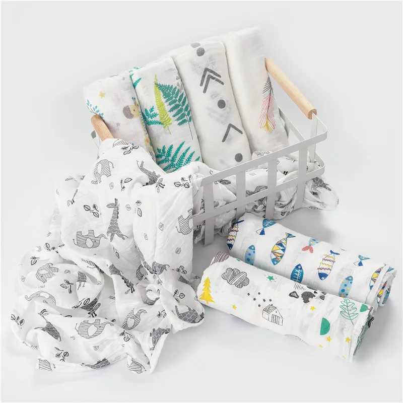 Large size fine cotton cloth 100% pure cotton baby towel soft newborn blanket baby bath towel Gauze baby packaging sleeping bagW240810