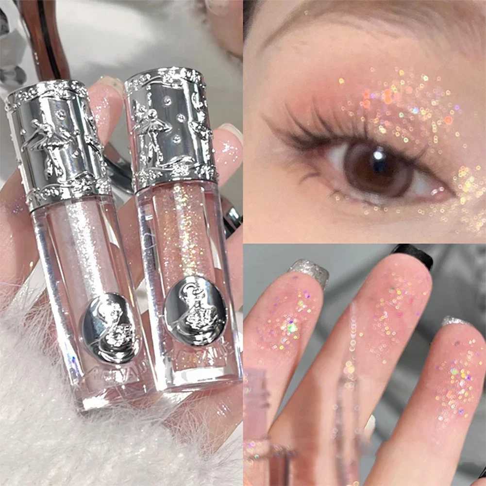 Highlight Eyeshadow Liquid Glitter Sequins Clear Eyeshadow Shiny Long-lasting Waterproof Ballet Style Korean Girl New Eye MakeupCL24812
