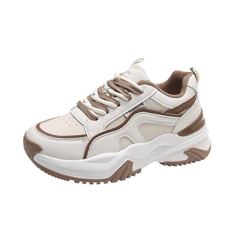 Ddmysports Thick Soled Dad Women New Sports Shoes For Spring And Autumn Versatile Casual Anti Slip Super Popular Instagram Trend Outdoor Shoes
