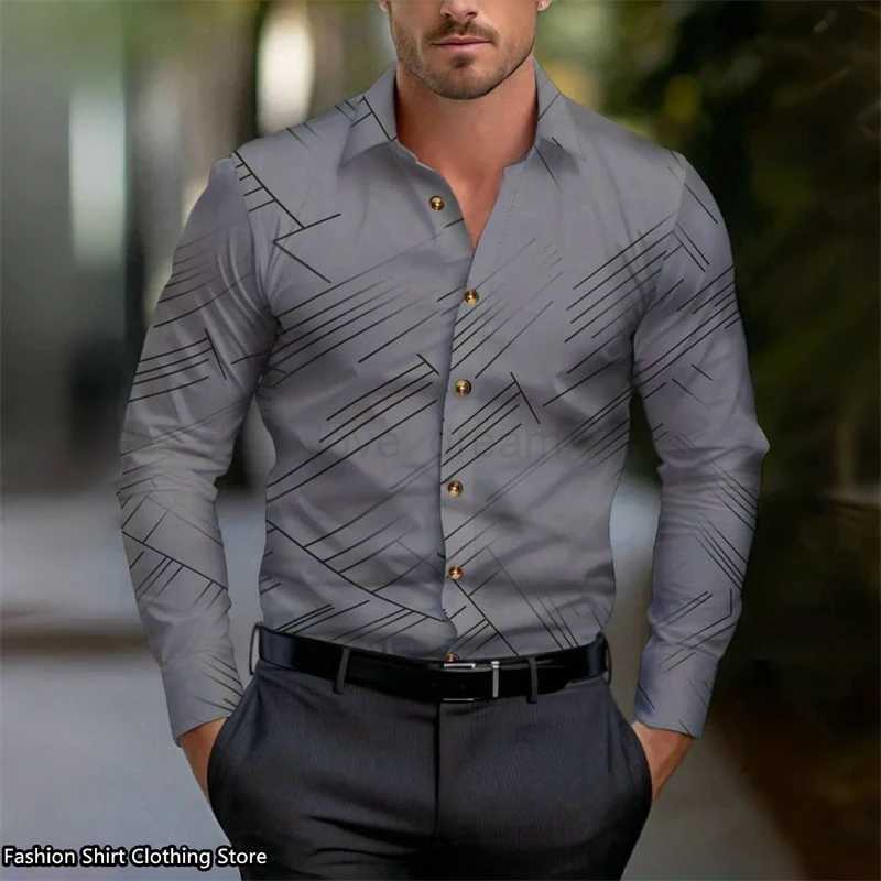 10 color mens shirt long-sleeved business office clothing loose and comfortable fabric fashion trend super large size XS-6XLXJ240812
