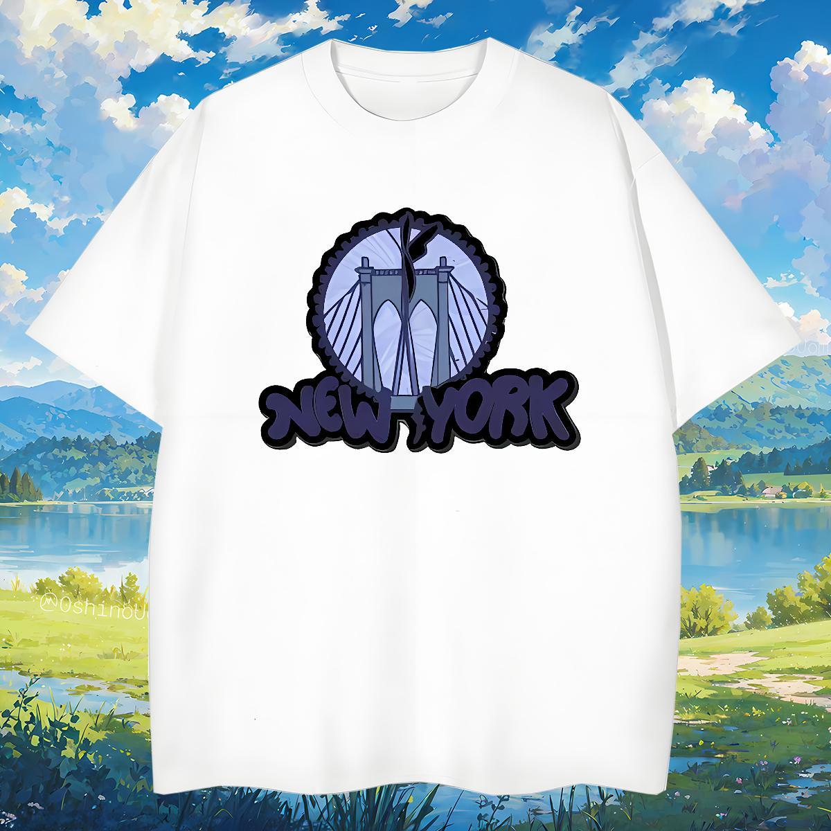 Free Shipping Tshirts letter 230g Cotton Casual Breathable Short Sleeve T Shirts Men Anime Fashion Tops