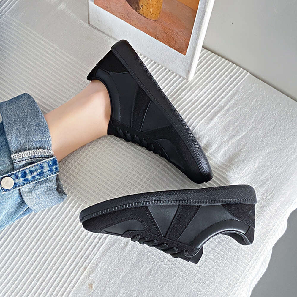 Ddmysports Casual Little White Instagram Fashion Korean Edition Versatile Women S German Training Flat Bottom Street Shooting Board Shoes F Outdoor