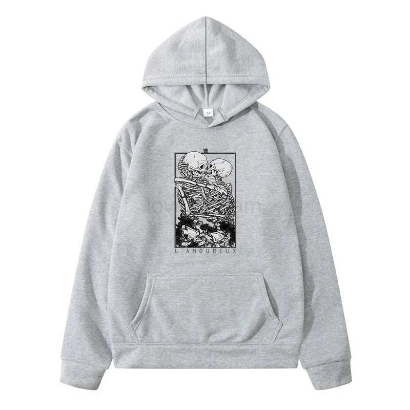 Skull Hug Pattern Printed Men Clothing Mens Sweat-shirt Mens Winter Sweater New in Sweatshirts Man Hoodie Fashion Casual 2024XJ240812