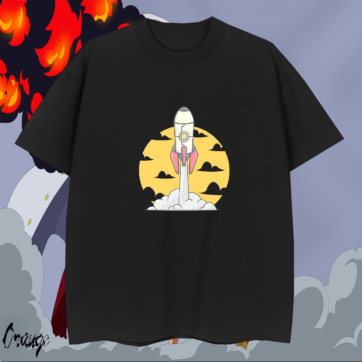 Casual New T-Shirts for Men 230g 100% Cotton Tshirts Daily Outfit Breathable Custom Printing Cool Wear