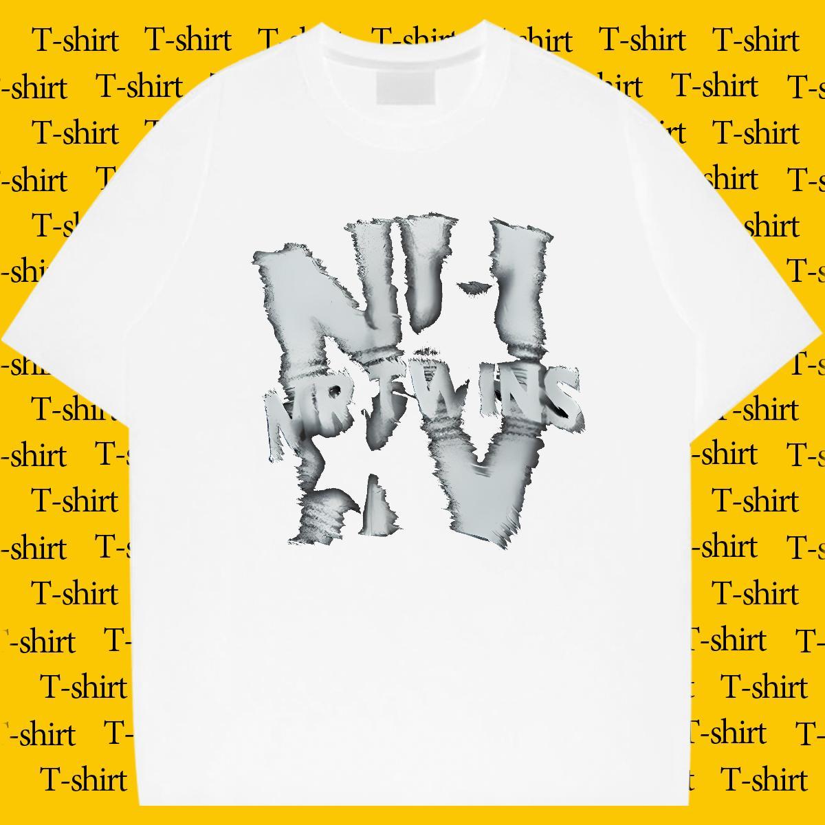 Brand T Shirts Men letter Clothings 230g 100% Cotton Daily Outfit Cool Graphic Breathable Short Sleeve Mens Tshirts