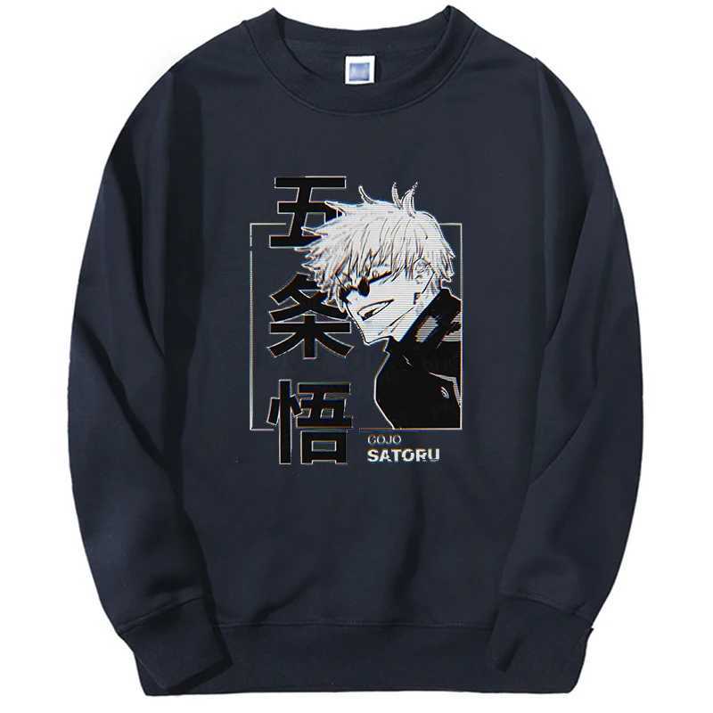 Jujutsu Kaisen Gojo Satoru Hoodie Fashion Designer Sweatshirts Japan Anime Pullover Long Sleeve Harajuku Pink Bigsize StreetwearXJ240812