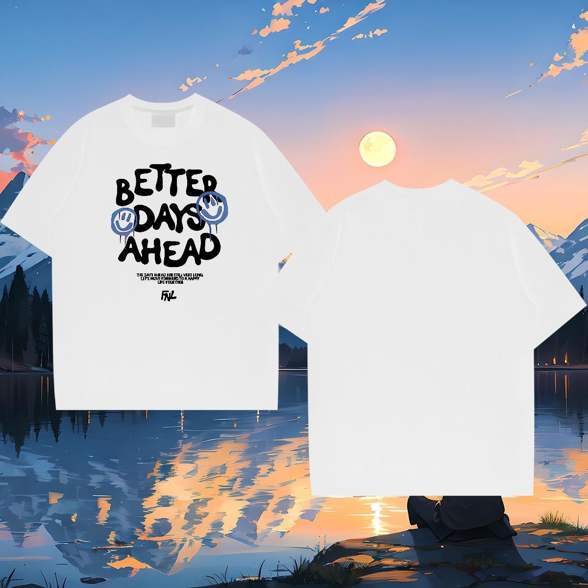Brand Couples T Shirts letter 100% Cotton 230g Daily Outfit Breathable T Shirt For Man Custom Cartoon Designer Fashion Top Tees