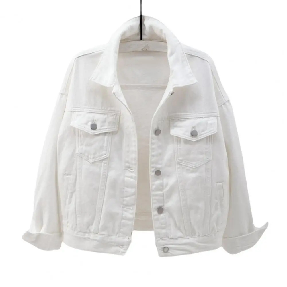 Classic Denim Jacket Women Jeans Jean Boyfriend Jackets for Women Oversize Loose Coat Veste Femme Purple White Yellow Mujer 240812cj