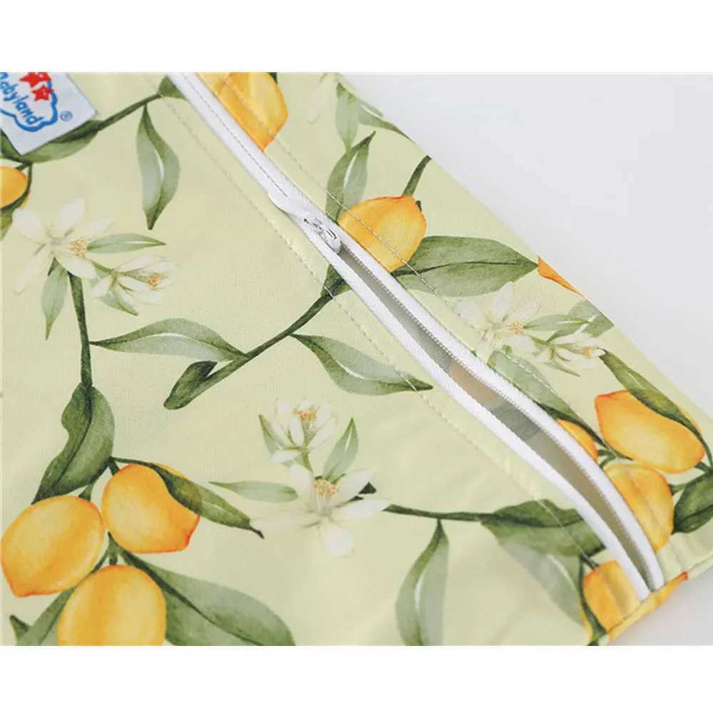 1 printed bag zipper wet bag waterproof reusable sleeping bag PUL travel baby sleeping bag mini size wet dry bag 30x40cm W240812