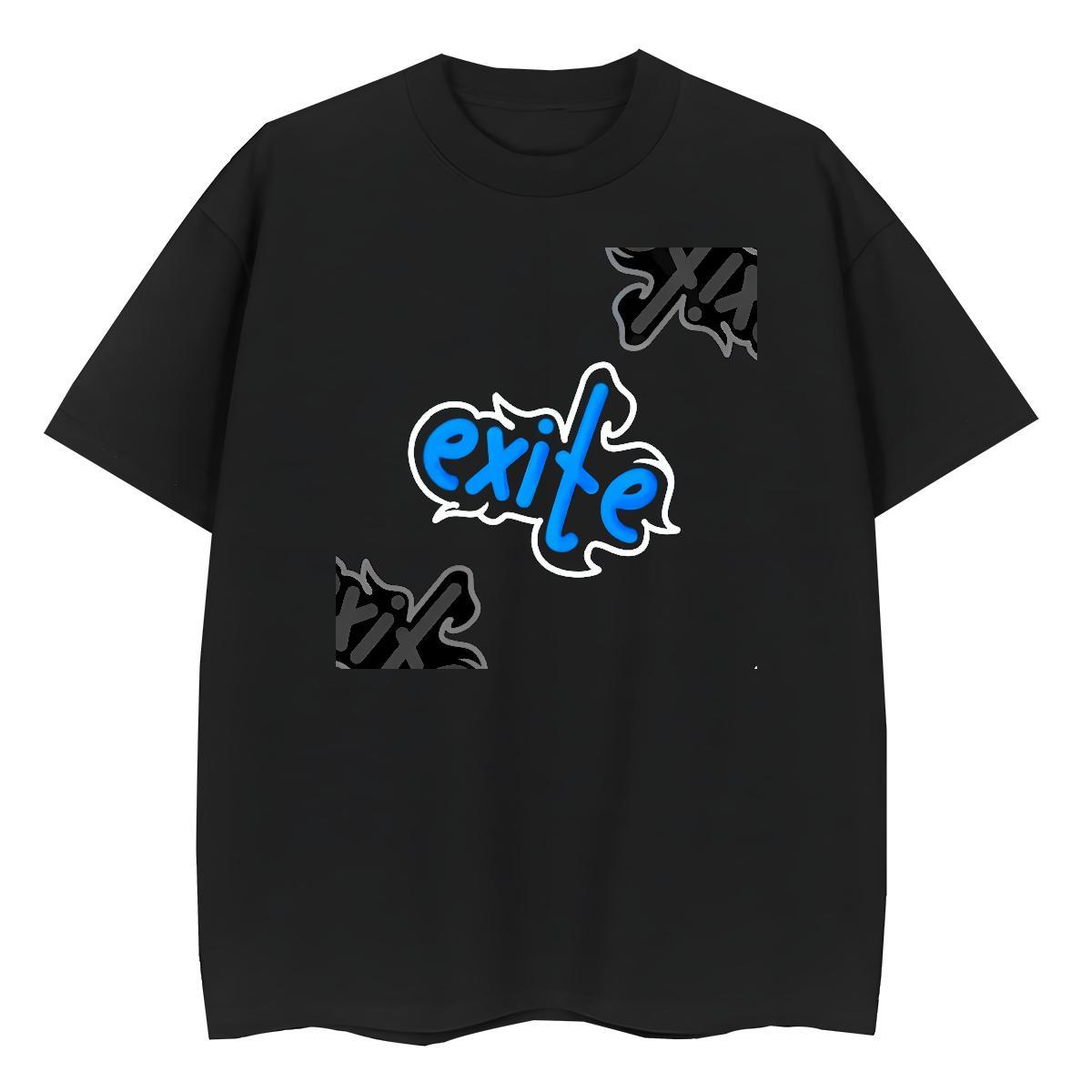 Classic Mens Tshirts Spring Summer 230g Pure Cotton Cartoon Printing L-4XL Breathable Crew Neck letter T-Shirts Casual New Tees Shirts