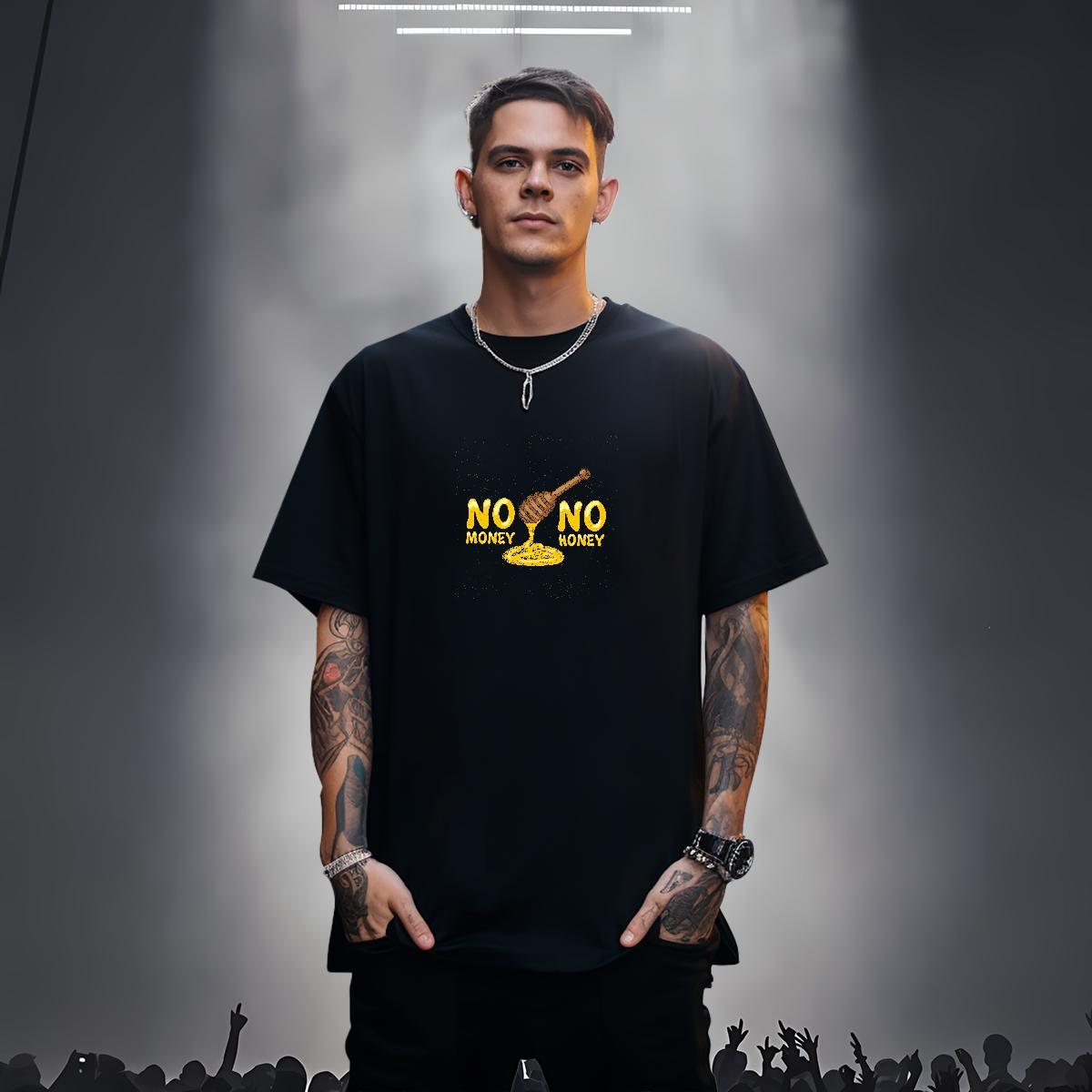 Loose Fit Tshirts letter 100% Cotton 230g Street Casual Breathable Crew Neck T Shirt For Man White Plus Size Designer Clothes