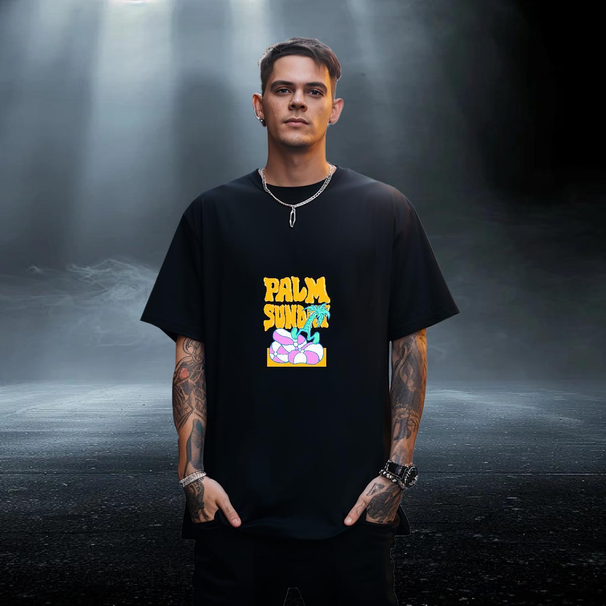Cool Couples T Shirts Outdoor 230g Cotton White Plus Size Breathable Crew Neck letter T-Shirts DIY Top Tees