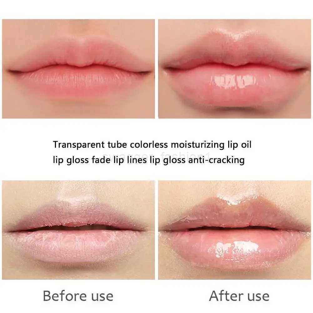 Colorless Moisturizing Lip Oil Transparent Hose Fade Lip Lines Dry Exfoliate Full Lips Fade Lasting Gloss Lip Gloss Lip CareXJ240812