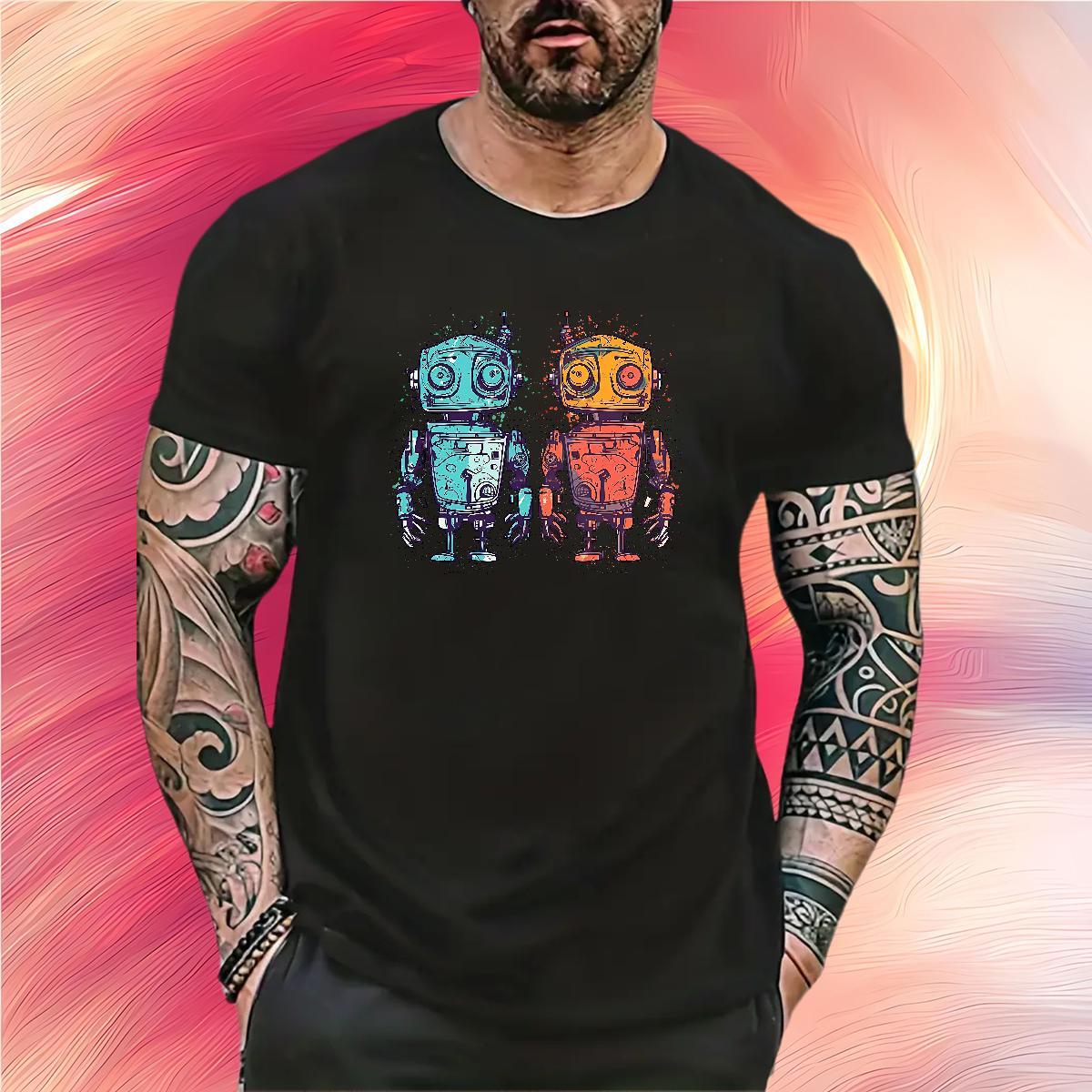 Popular Couples T Shirts ET 230g Cotton Hip Hop Breathable Crew Neck T Shirts Men Skull 2024 Summer Clothes