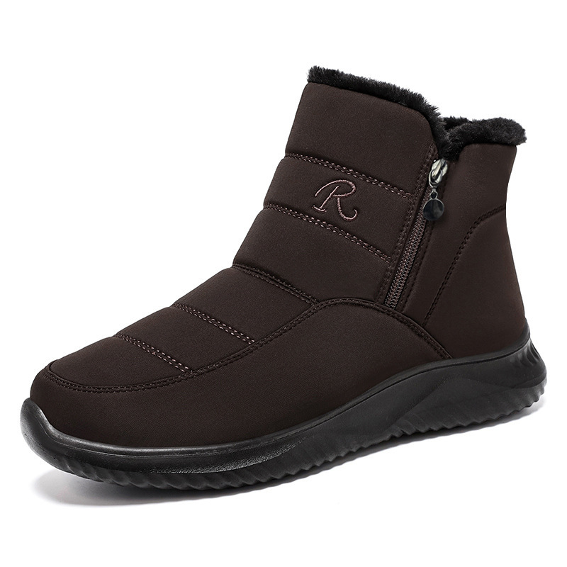 Ddmysports Winter Lightweight Polyurethane High Top Plush And Thick Insulation Snow Boots Women S Shoes Cotton Outdoor Shoes