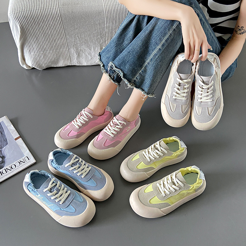 Ddmysports Summer New Breathable Little White Casual Board Umbrella Cloth Student Korean Versatile German Training Shoes Female BT Outdoor