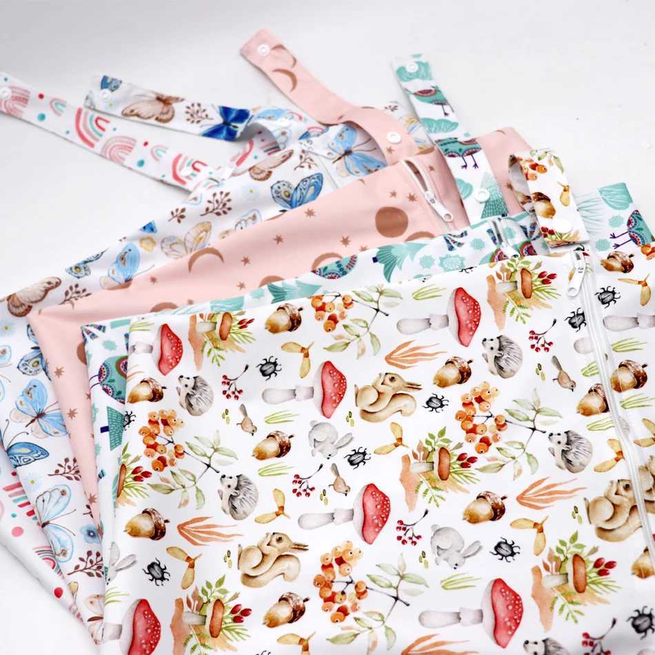 Waterproof wet bag immersion bag mummy baby maternity bag washable zipper diaper child organizer dry bag travel sleeping bag 30x40cm W240812