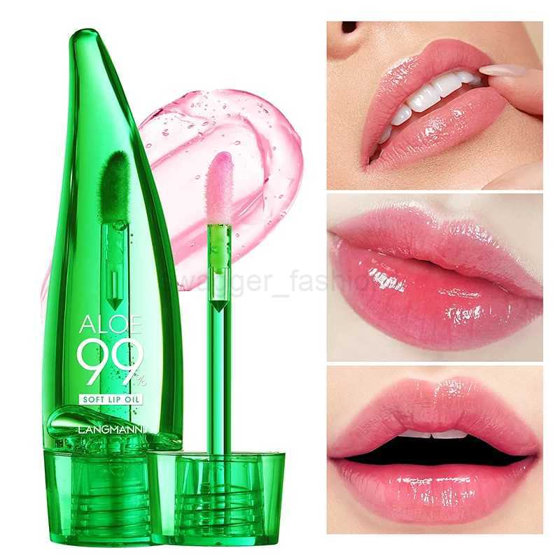 Natural Aloe Lipstick Lip Moisturizing Nourish Waterproof Color Lip Tint Long Lasting Gloss Changeable Color Lip Oil Lip BalmXJ240812