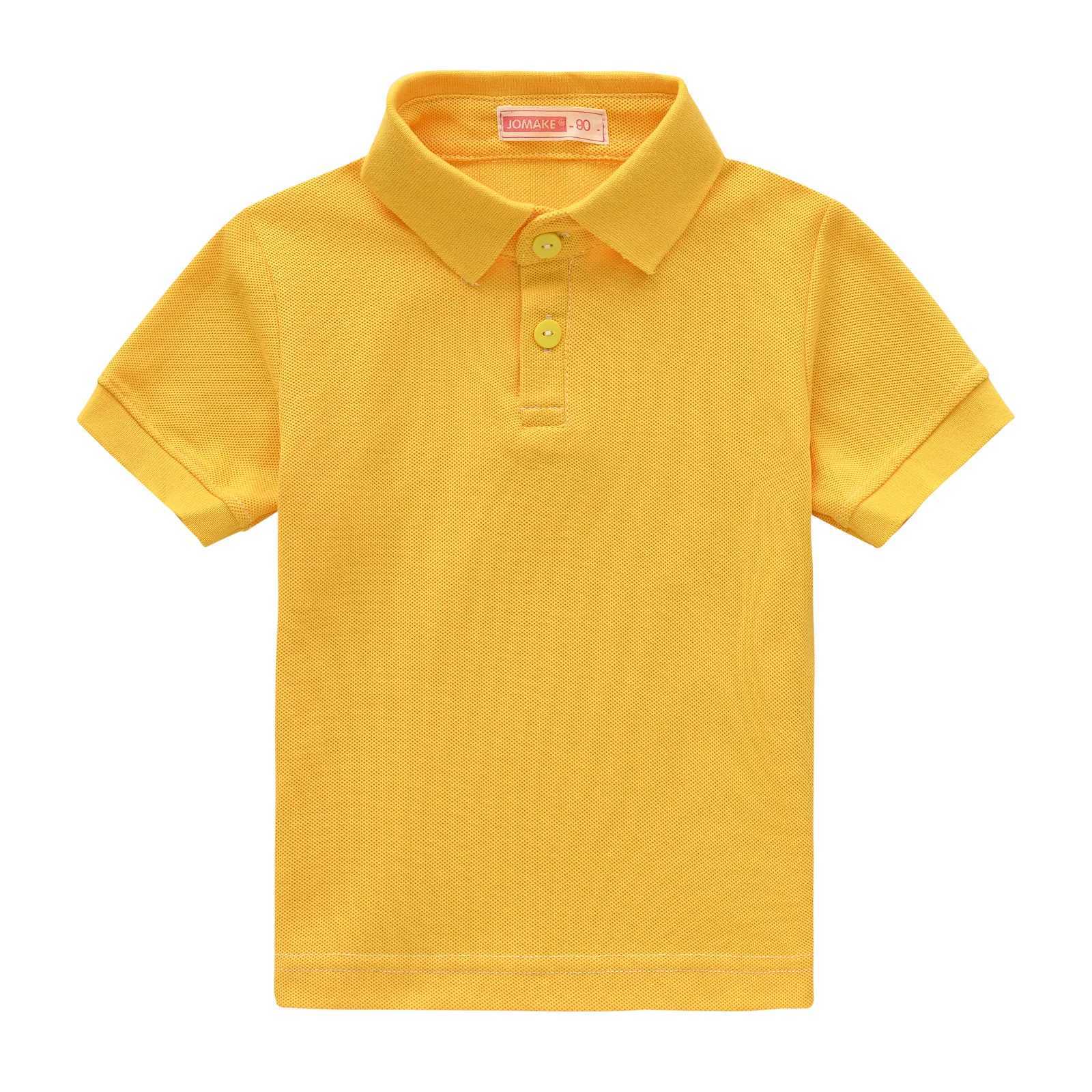 Summer Childrens Solid 10 Color Polo Shirt Boys Girls Short Sleeve T-Shirt 2-9Years Kids Baby High Quali Cotton Clothes TopsXJ241225