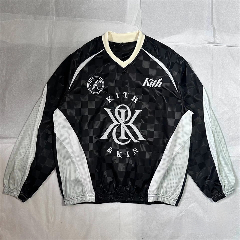 European American Style Embroidery Printed Loose Long Sleeve T-shirt Outdoor Unisex