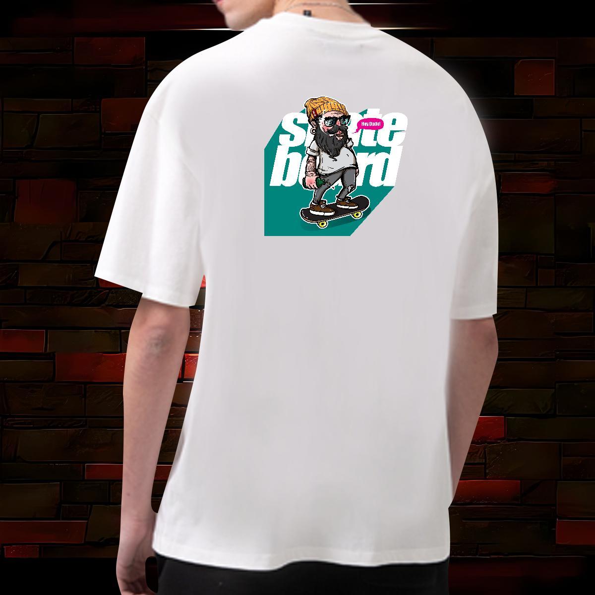 Designer Fashion T-Shirts for Men character Tees 230g Cotton Casual Daily Wear Cool DIY Anime Short Sleeve Soft Men Tops Tees