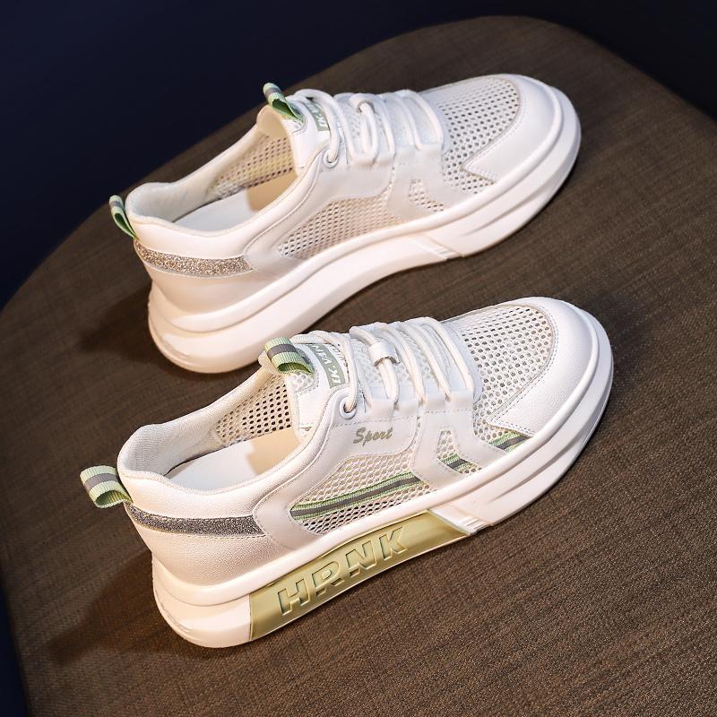 Ddmysports New Summer Women S Thick Sole Mesh Breathable Sports And Casual Board Shoes Outdoor