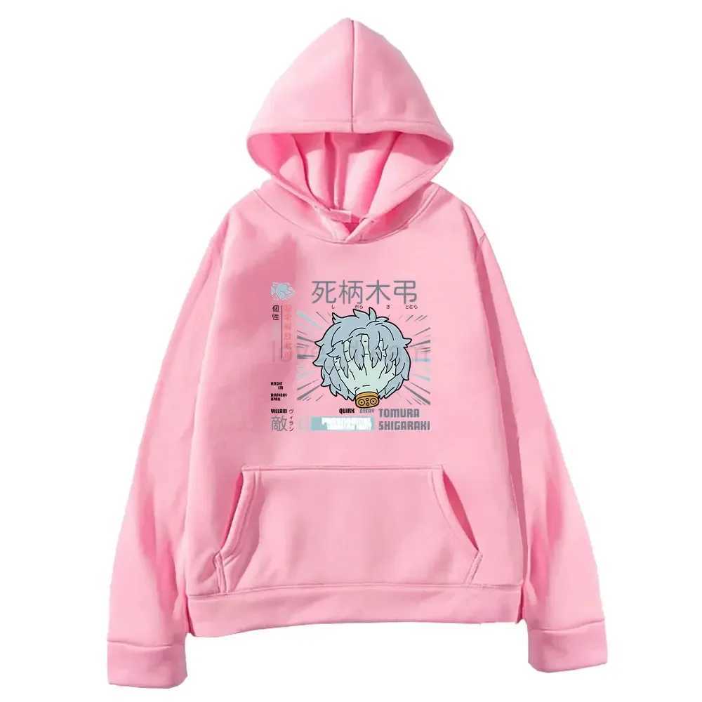 Shigaraki Tomura My Hero Academia Hoodies Men Women Harajuku Long Sleeve Loose Streetwear Funny Printed Pockets SweatshirtsXJ240812