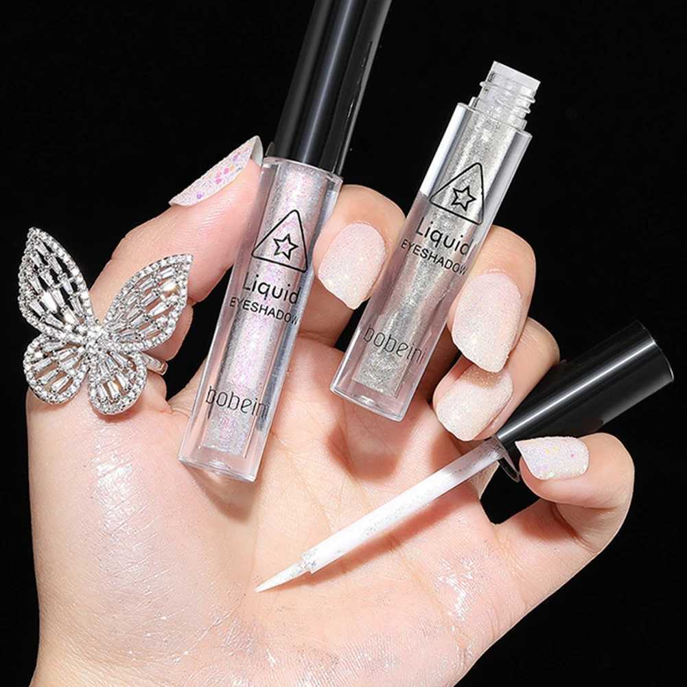 Liquid Eye Shadow Diamond Glitter Eyeshadow Liquid Face Makeup Highlighter Long Lasting Matte Pink Silkworm Champagne GoldCL24812