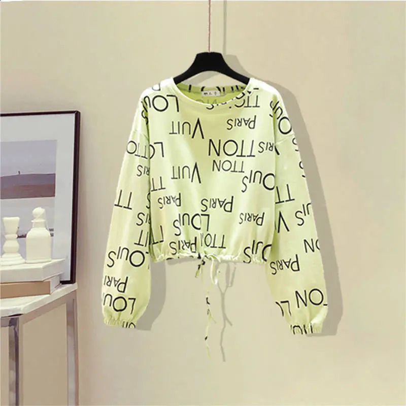 Autumn Letter Print Lace Up T-shirt High Waist and Wide Leg Jeans Two-piece Set Elegant Womens Pants Set Female Tracksuit 240812